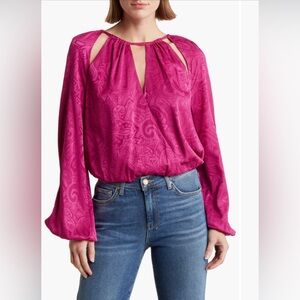 NWT Veronica Beard Sionne Paisley Top,  6